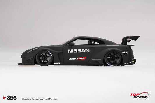 TOPSPEED LB-SILHOUETTE WORKS GT NISSAN 35GT-RR VER.2 MATT BLACK