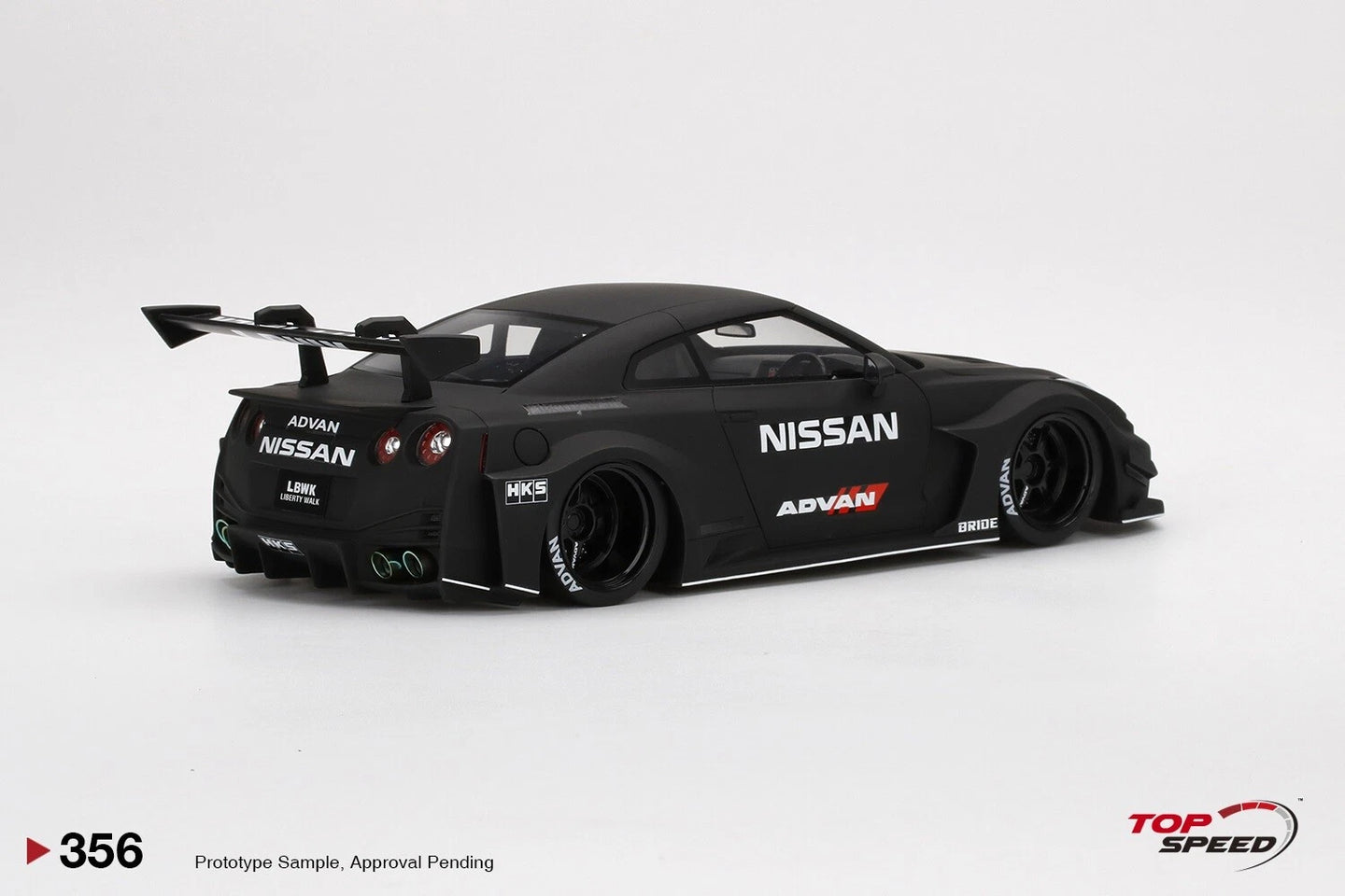 TOPSPEED LB-SILHOUETTE WORKS GT NISSAN 35GT-RR VER.2 MATT BLACK