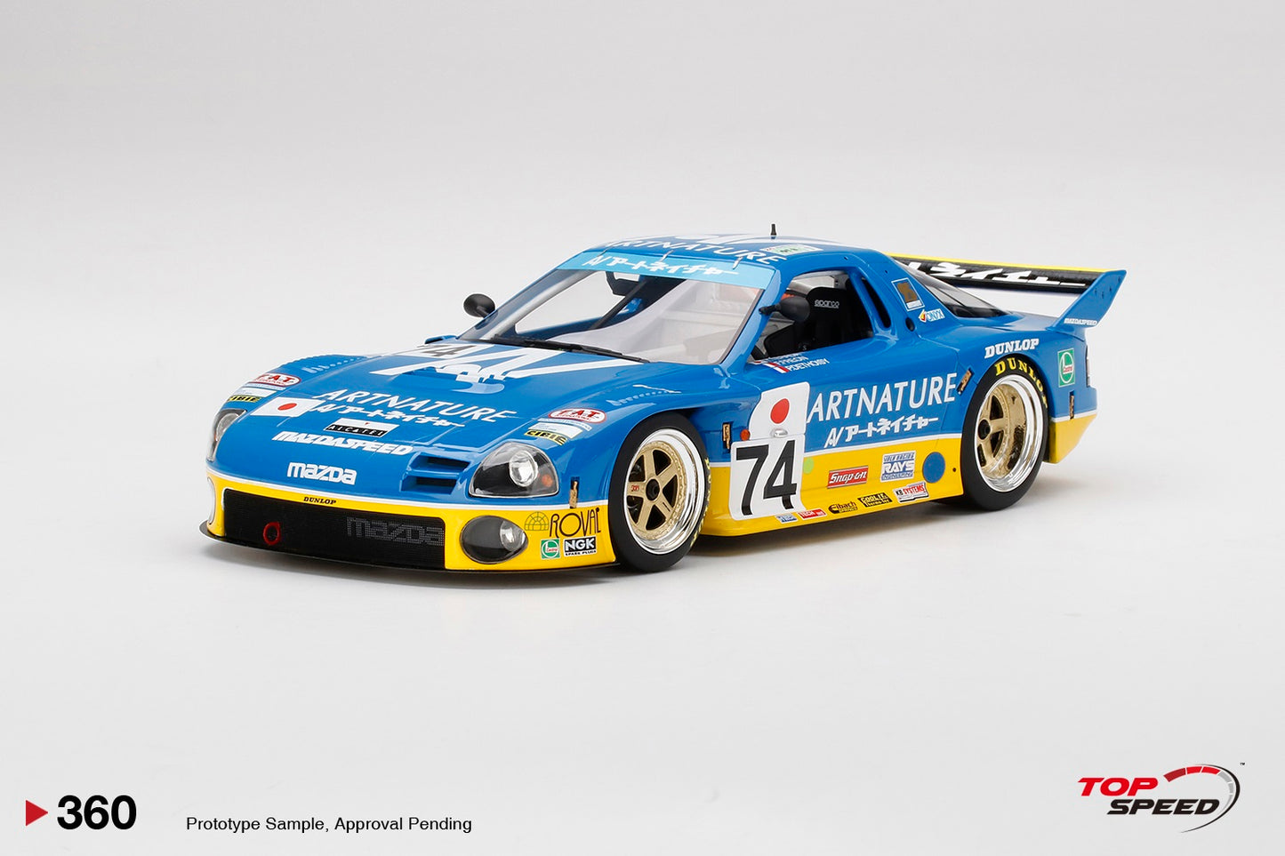 TOPSPEED MAZDA RX-7 #74 TEAM ARNATURE 1994 LE MANS