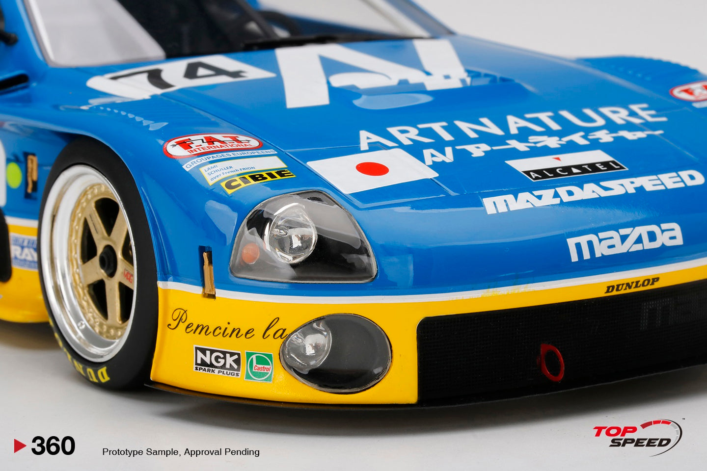 TOPSPEED MAZDA RX-7 #74 TEAM ARNATURE 1994 LE MANS