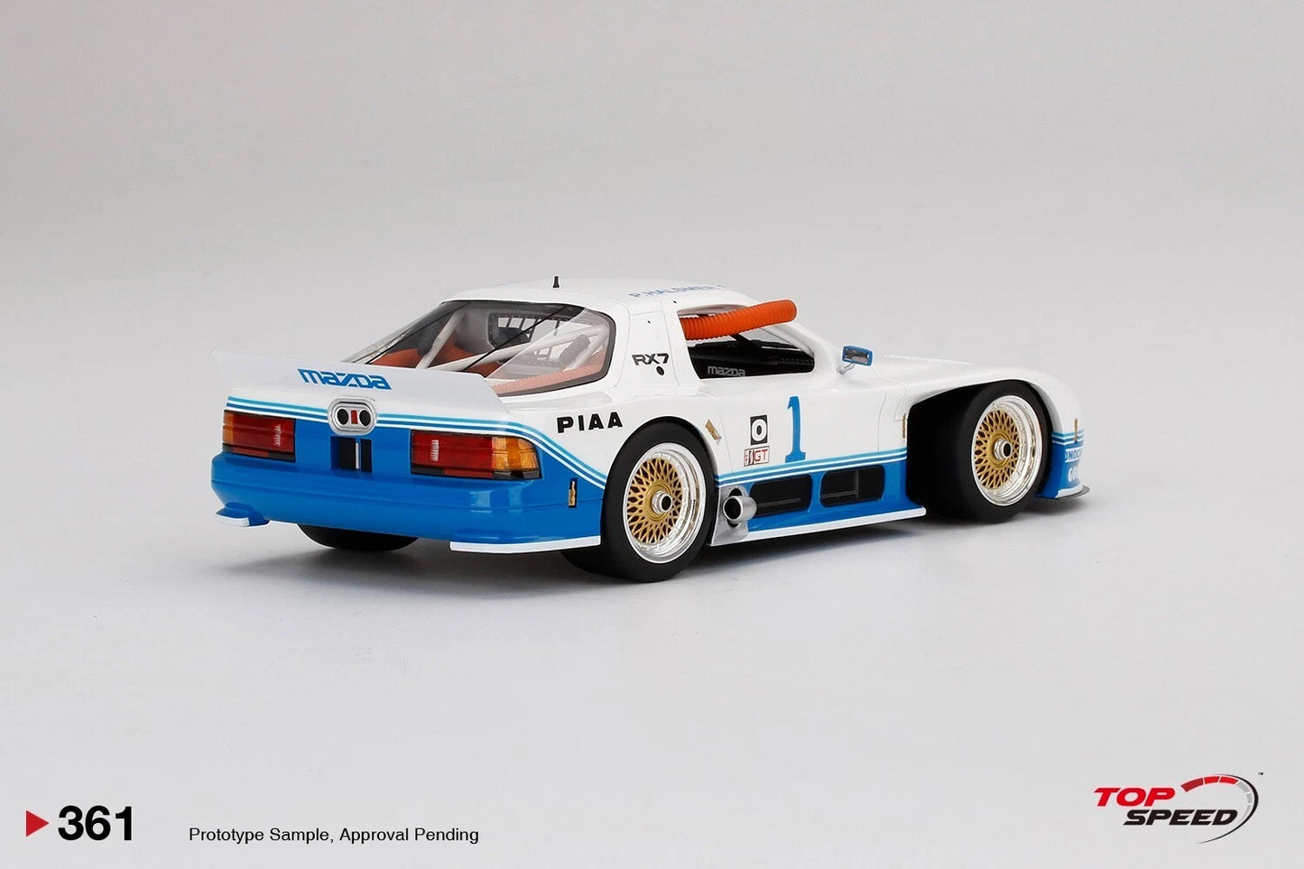 TOPSPEED MAZDA RX-7 GTO NO.1 1990 IMSA MID-OHIO 250KM WINNER