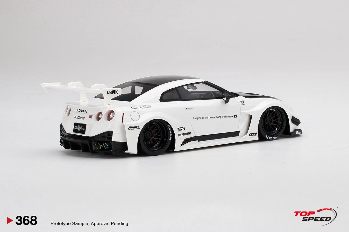 TOPSPEED  NISSAN LB-SILHOUETTE WORKS GT 35GT-RR VER.2 WHITE