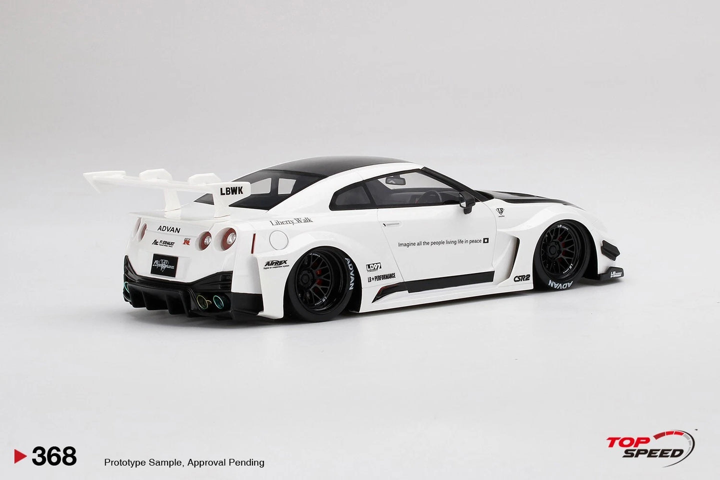 TOPSPEED  NISSAN LB-SILHOUETTE WORKS GT 35GT-RR VER.2 WHITE