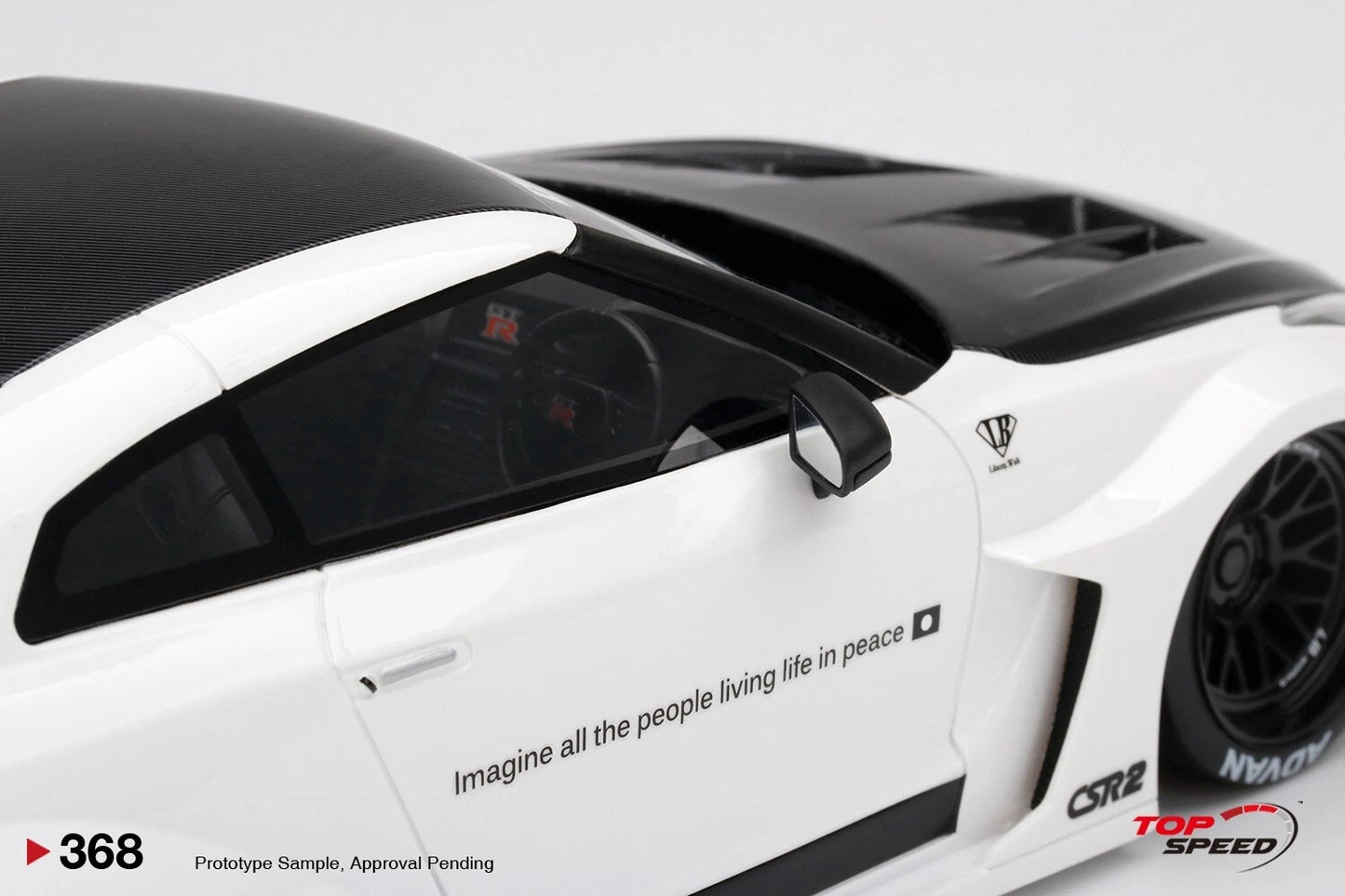 TOPSPEED  NISSAN LB-SILHOUETTE WORKS GT 35GT-RR VER.2 WHITE