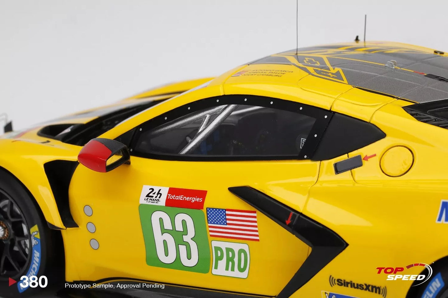 TOPSPEED CORVETTE C8.R #63 CORVETTE RACING 2021 LE MANS 24HR