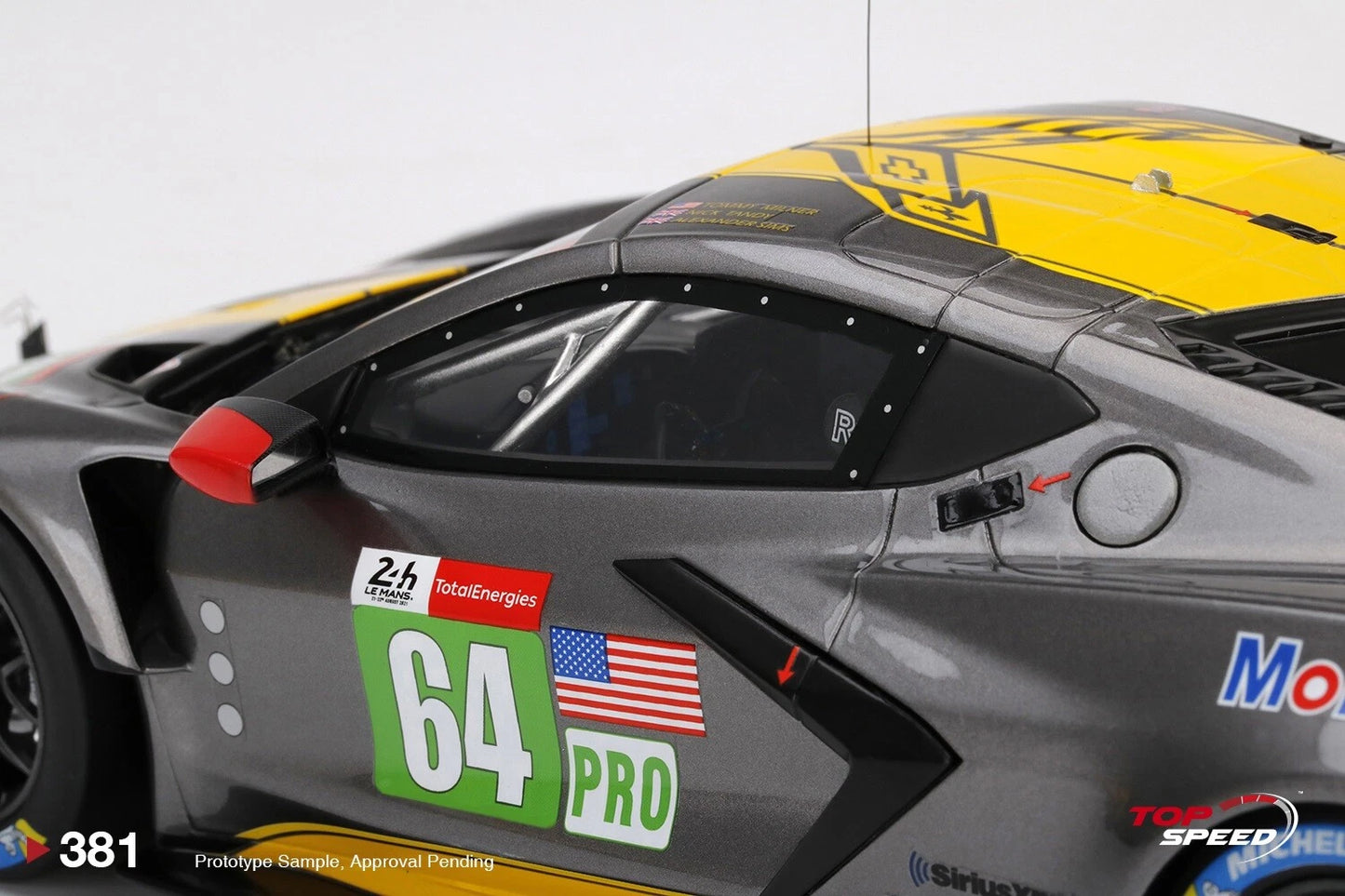 TOPSPEED CORVETTE C8.R #64 CORVETTE RACING 2021 LE MANS 24HR