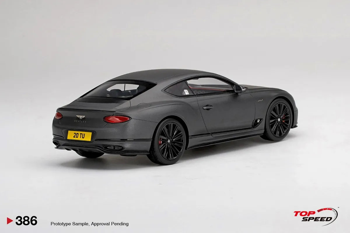 TOPSPEED  BENTLEY CONTINENTAL GT SPEED 2022 ANTHRACITE