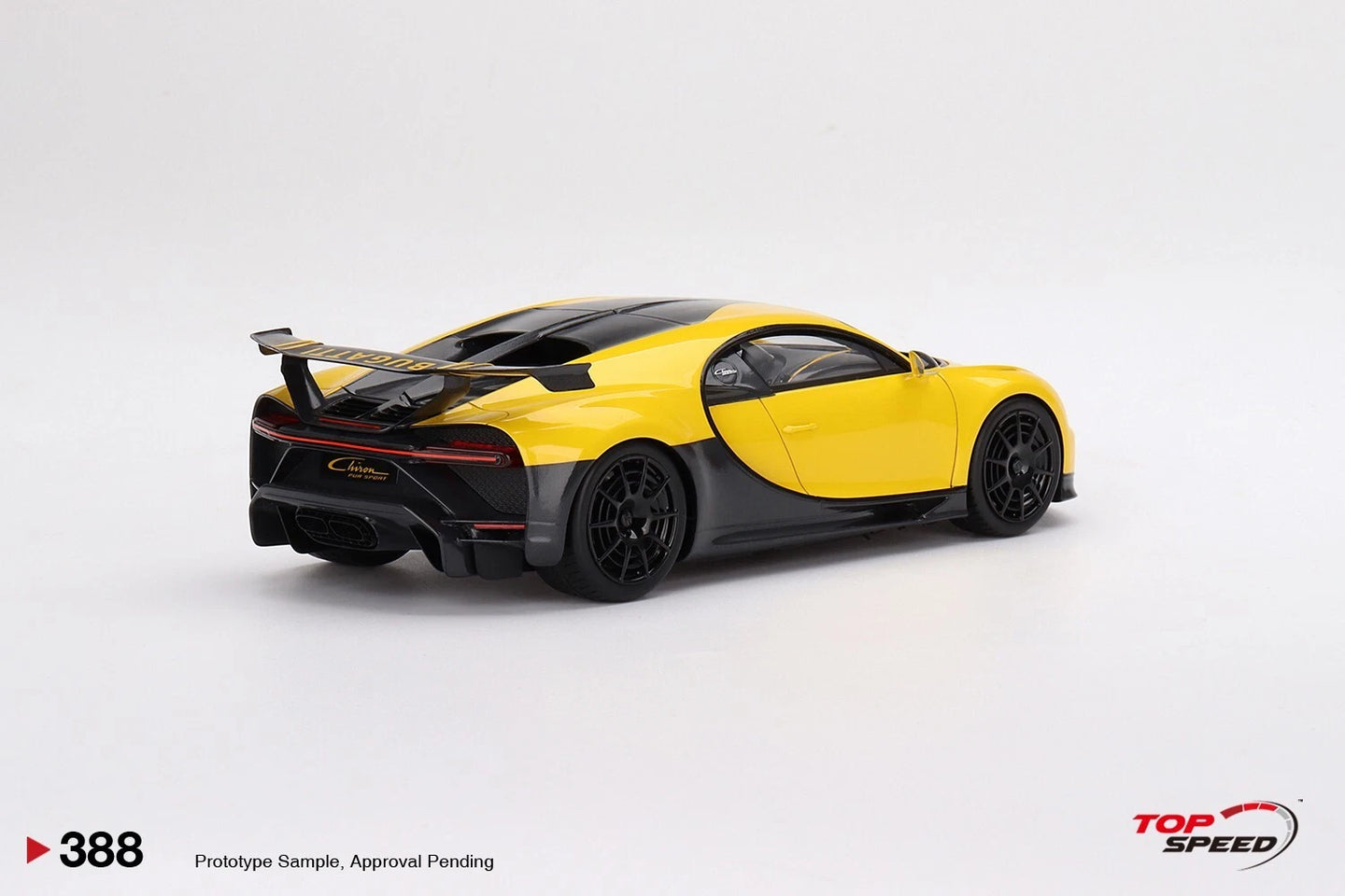 TOPSPEED BUGATTI CHIRON PUR SPORT YELLOW