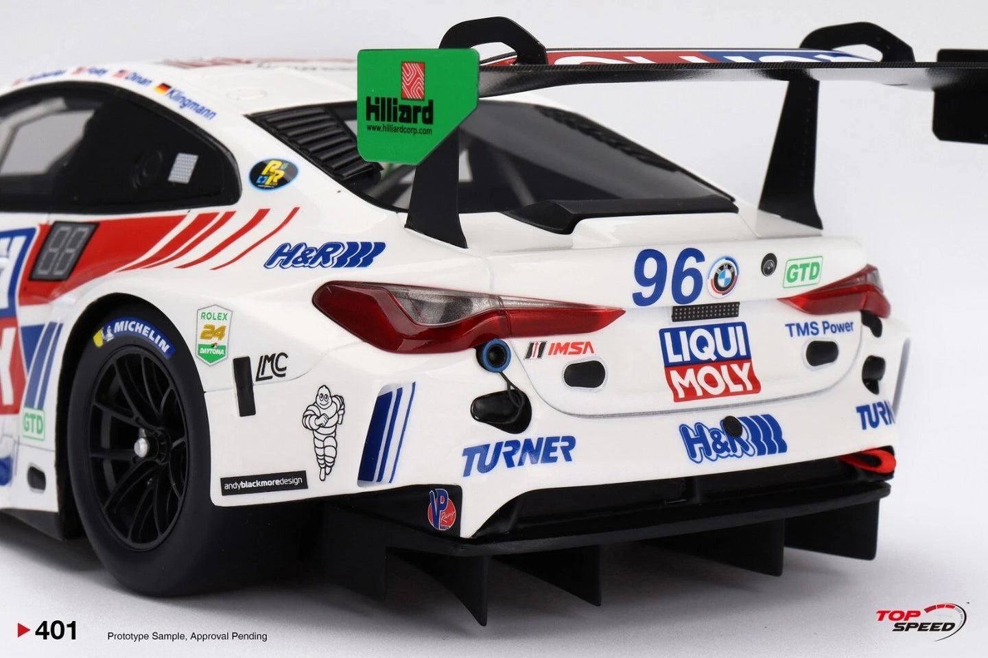 TOPSPEED BMW M4 GT3 NO.96 TURNER MOTORSPORT 2022 IMSA DAYTONA 24HR