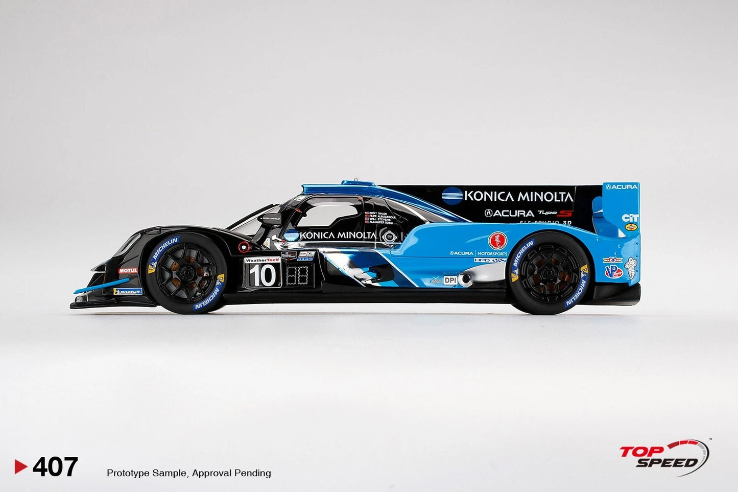 TOPSPEED ACURA ARX-05 DPI NO.10 KONICA MINOLTA 2022 IMSA DAYTONA 24HRS