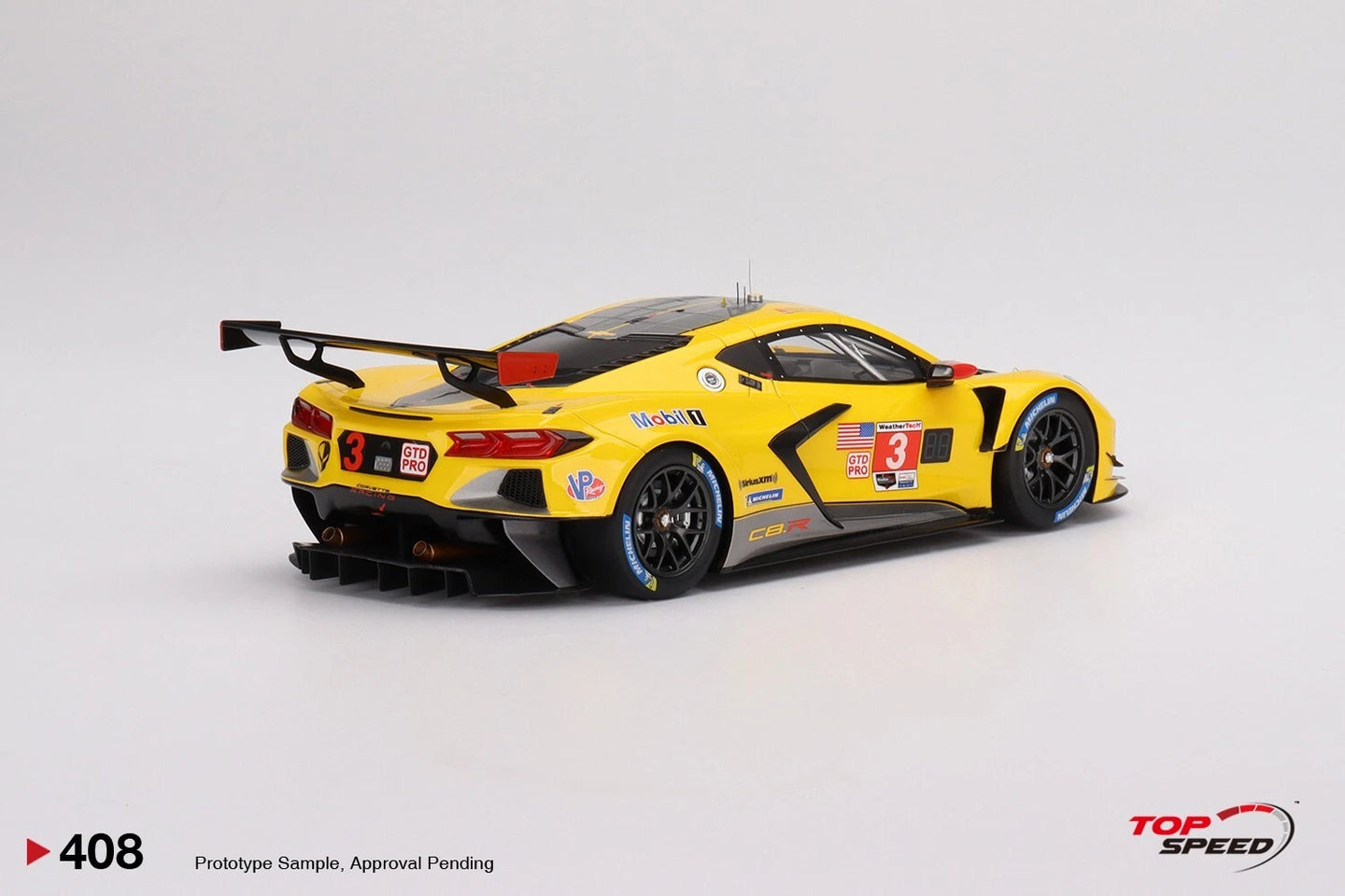 TOPSPEED CHEVROLET CORVETTE C8.R NO.3 CORVETTE RACING 2022 IMSA SEBRING 12 HRS GTD PRO WINNER