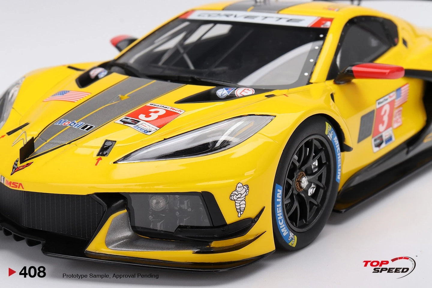 TOPSPEED CHEVROLET CORVETTE C8.R NO.3 CORVETTE RACING 2022 IMSA SEBRING 12 HRS GTD PRO WINNER