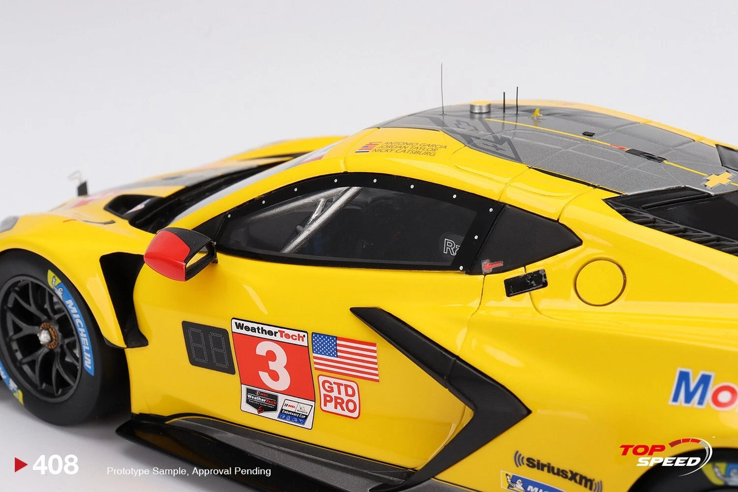 TOPSPEED CHEVROLET CORVETTE C8.R NO.3 CORVETTE RACING 2022 IMSA SEBRING 12 HRS GTD PRO WINNER