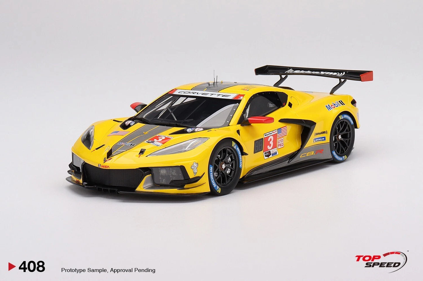 TOPSPEED CHEVROLET CORVETTE C8.R NO.3 CORVETTE RACING 2022 IMSA SEBRING 12 HRS GTD PRO WINNER