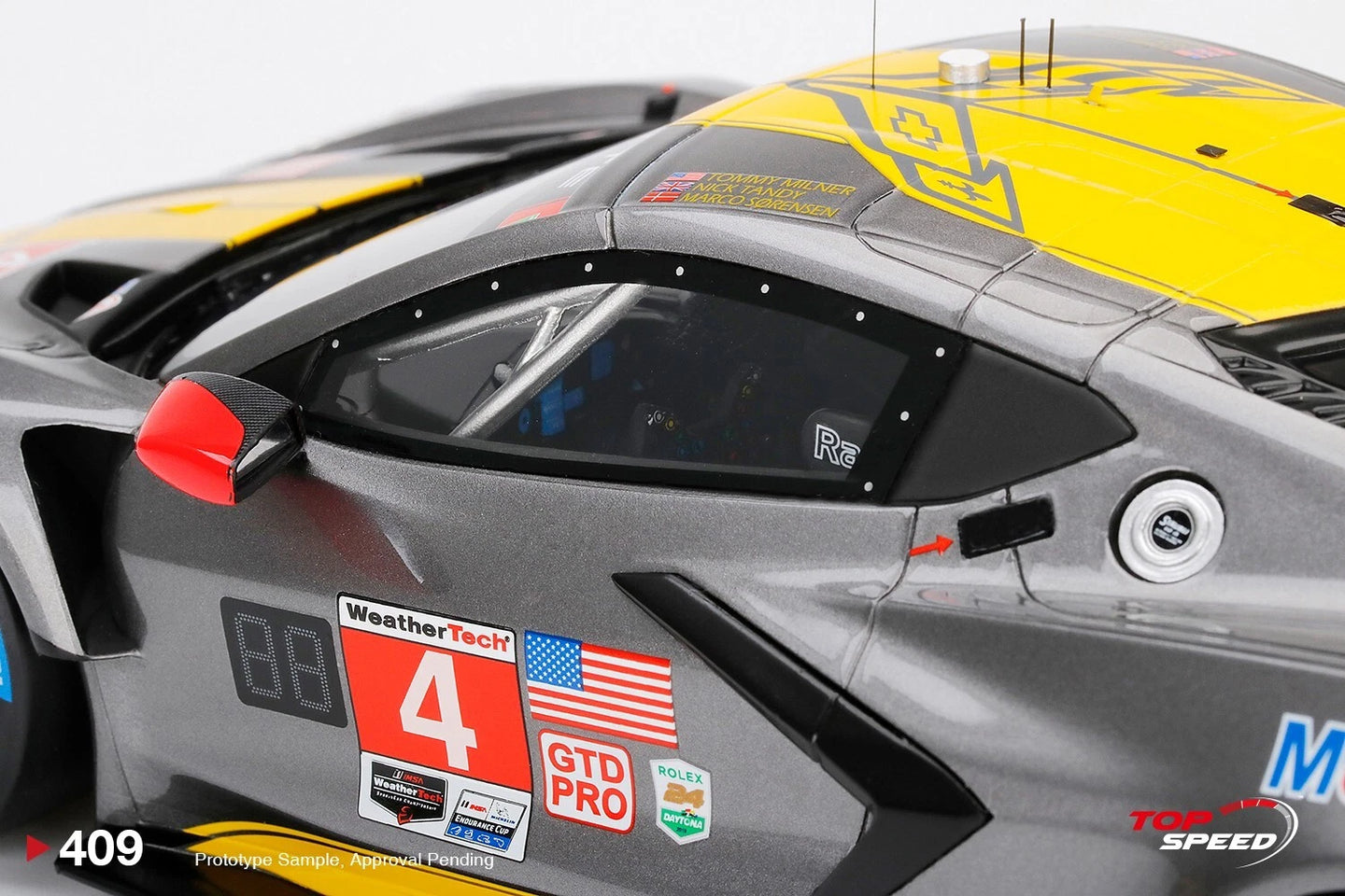 TOPSPEED CHEVROLET CORVETTE C8.R NO.4 CORVETTE RACING 2022 IMSA DAYTONA 24HRS