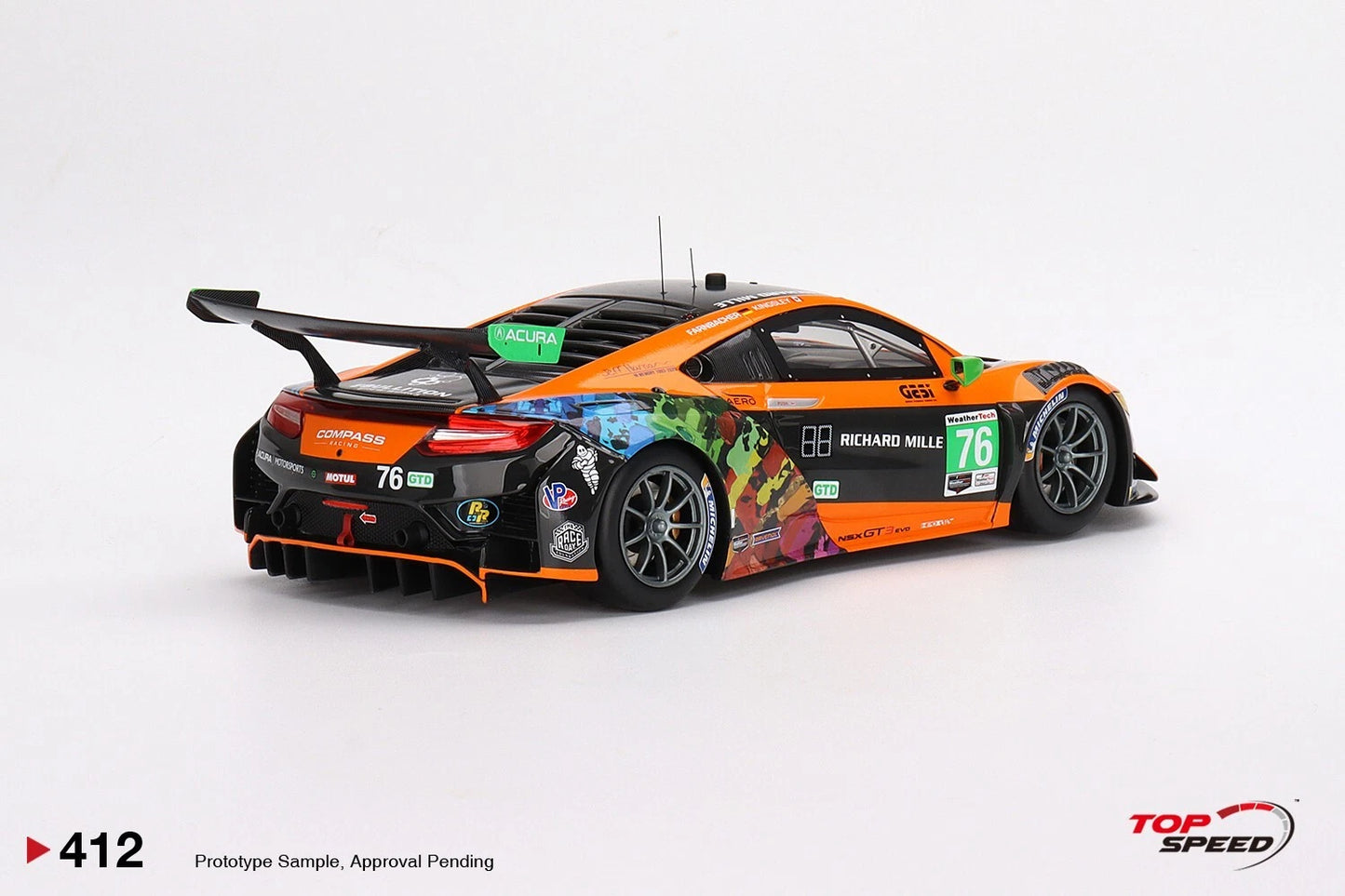 TOPSPEED ACURA NSX GT3 EVO NO.76 COMPASS RACING IMSA 2021