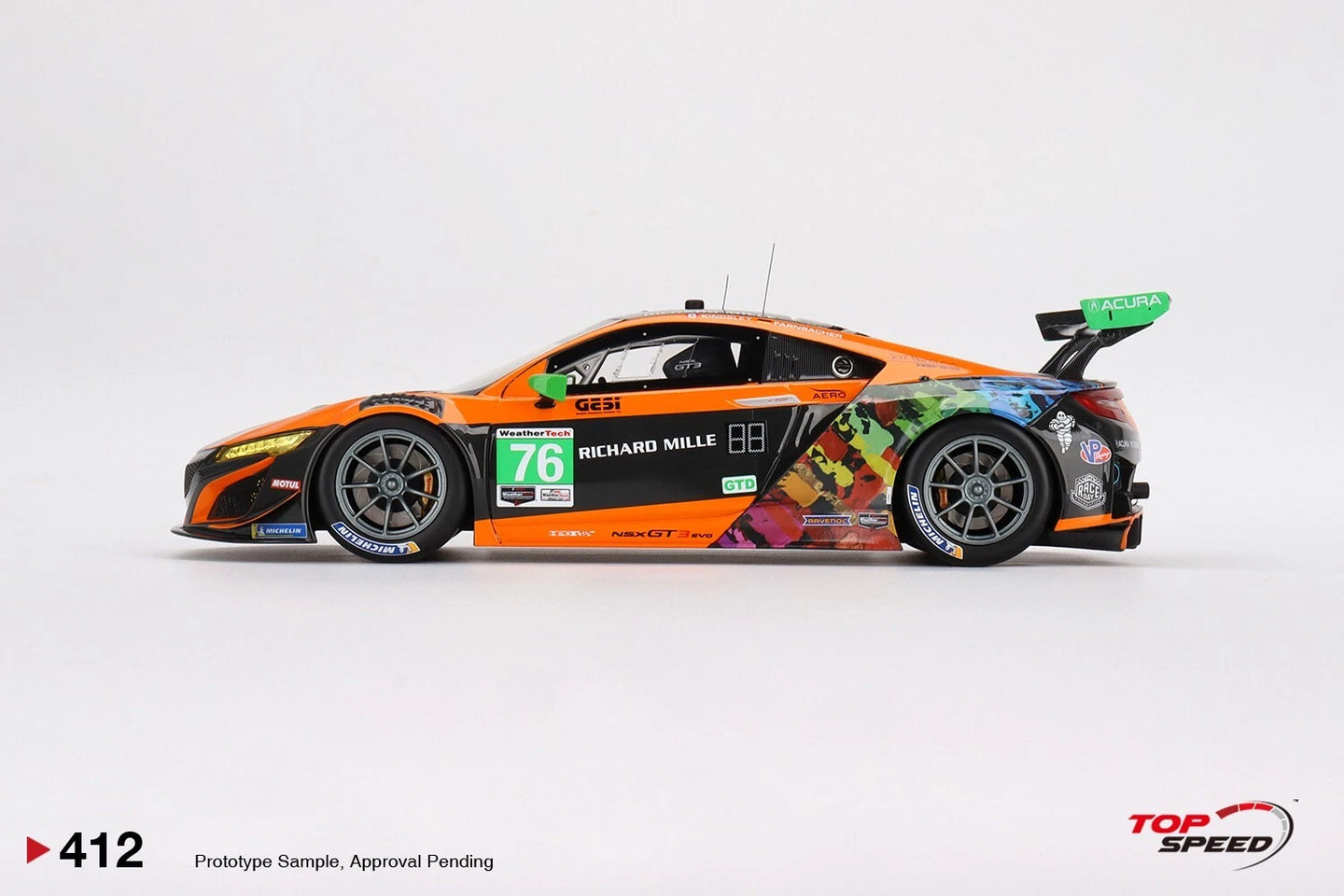 TOPSPEED ACURA NSX GT3 EVO NO.76 COMPASS RACING IMSA 2021