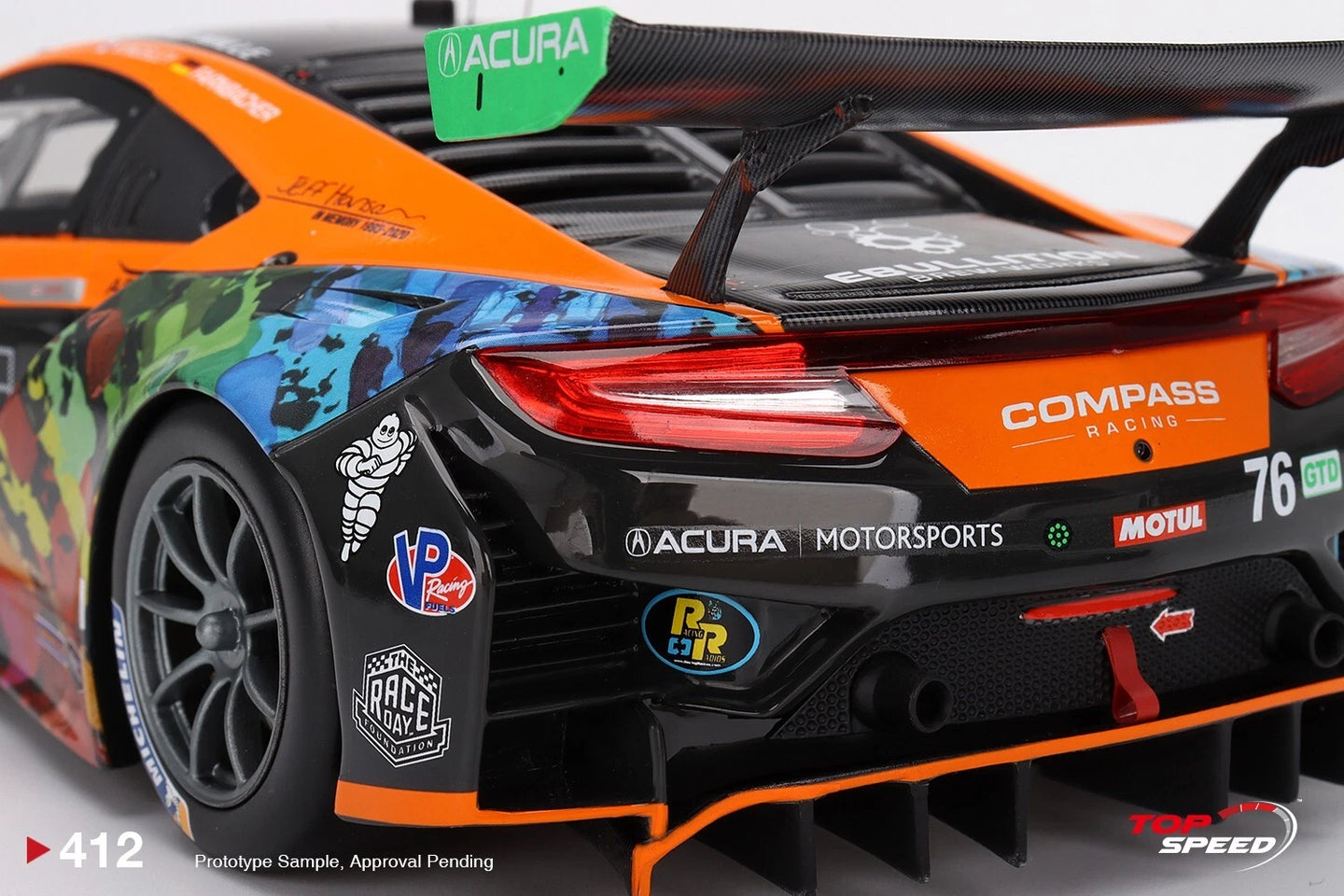 TOPSPEED ACURA NSX GT3 EVO NO.76 COMPASS RACING IMSA 2021