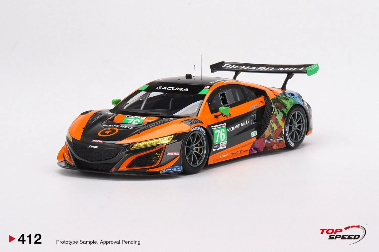 TOPSPEED ACURA NSX GT3 EVO NO.76 COMPASS RACING IMSA 2021