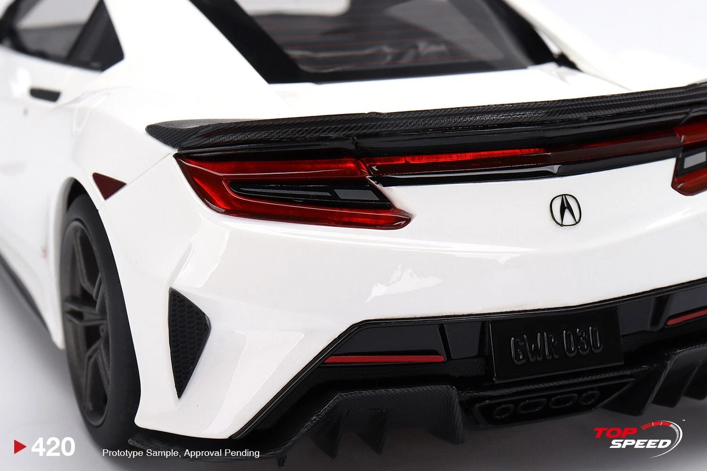 TOPSPEED ACURA NSX TYPE S 2022 130R WHITE