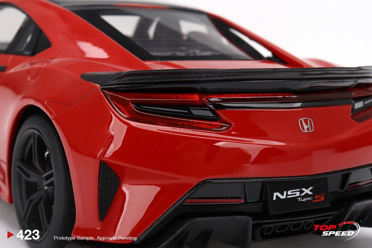 TOPSPEED HONDA NSX TYPE S 2022 CURVA RED