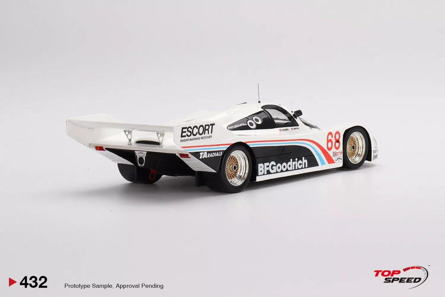 TOPSPEED PORSCHE 962 NO.68 BFGOODRICH 1986 IMSA ROAD AMERICA 500 MILES