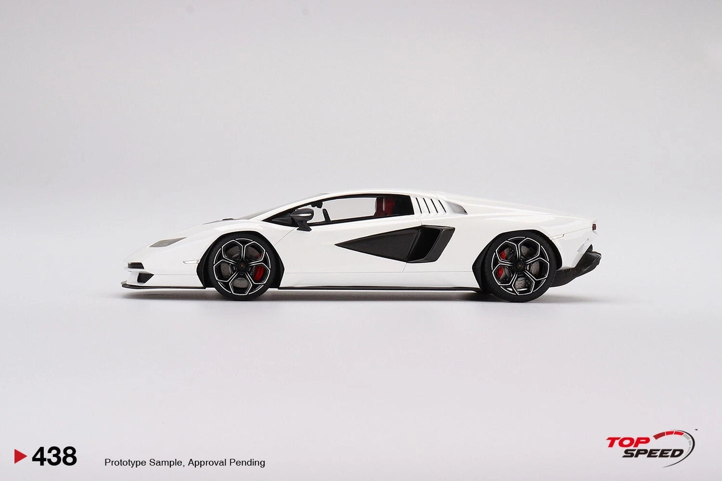 TOPSPEED LAMBORGHINI COUNTACH LPI 800-4 BIANCO SIDERALE