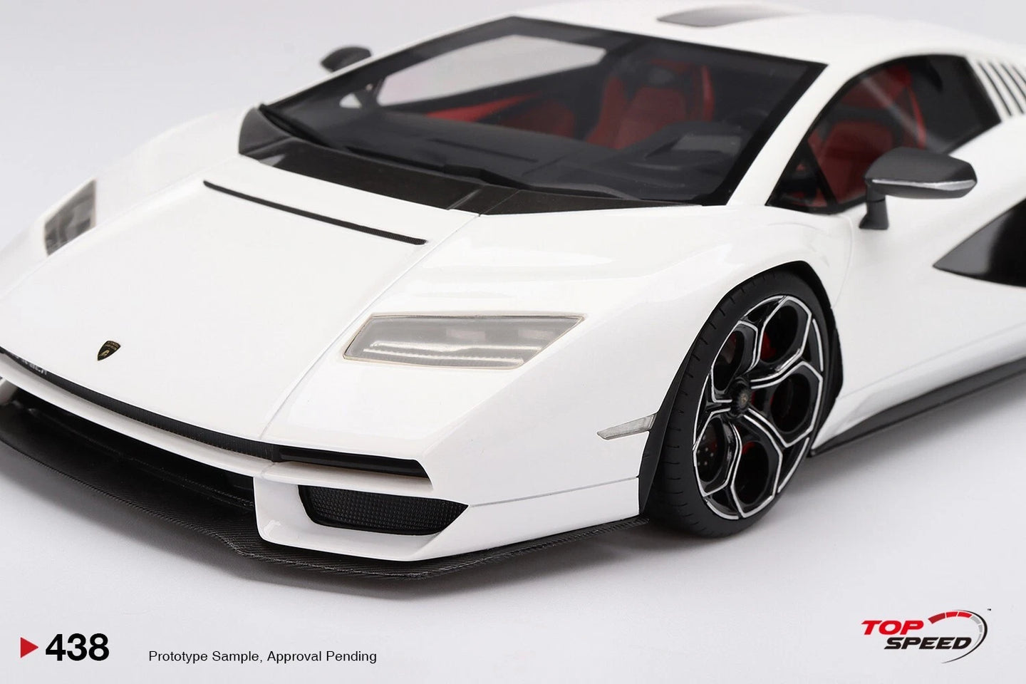 TOPSPEED LAMBORGHINI COUNTACH LPI 800-4 BIANCO SIDERALE
