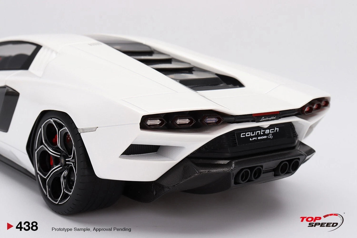 TOPSPEED LAMBORGHINI COUNTACH LPI 800-4 BIANCO SIDERALE