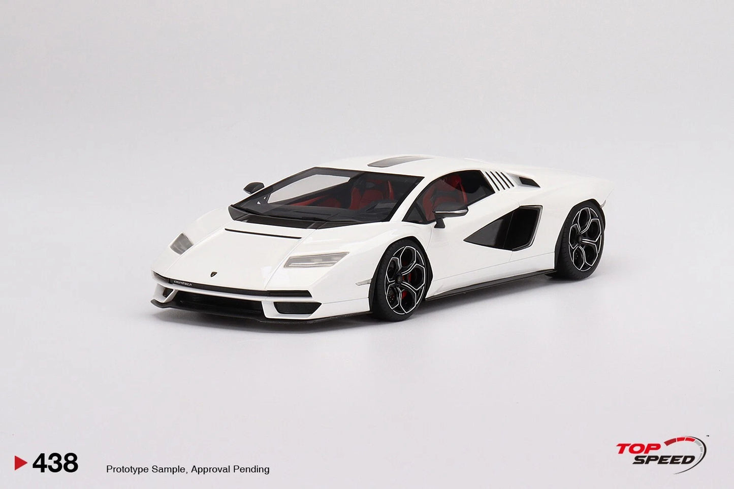 TOPSPEED LAMBORGHINI COUNTACH LPI 800-4 BIANCO SIDERALE