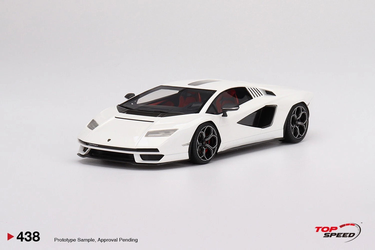 TOPSPEED LAMBORGHINI COUNTACH LPI 800-4 BIANCO SIDERALE