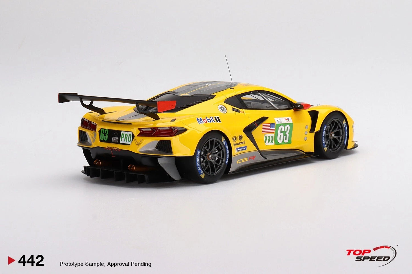 TOPSPEED CHEVROLET CORVETTE C8.R NO.63 CORVETTE RACING 2022 LE MANS 24 HRS