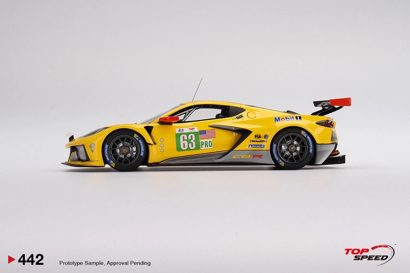 TOPSPEED CHEVROLET CORVETTE C8.R NO.63 CORVETTE RACING 2022 LE MANS 24 HRS