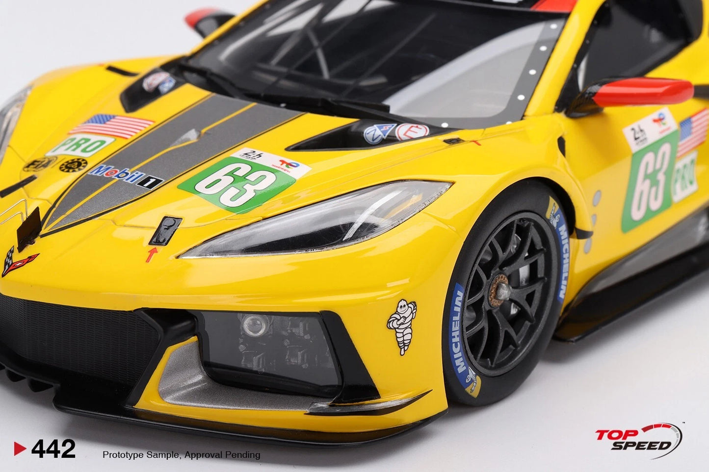 TOPSPEED CHEVROLET CORVETTE C8.R NO.63 CORVETTE RACING 2022 LE MANS 24 HRS