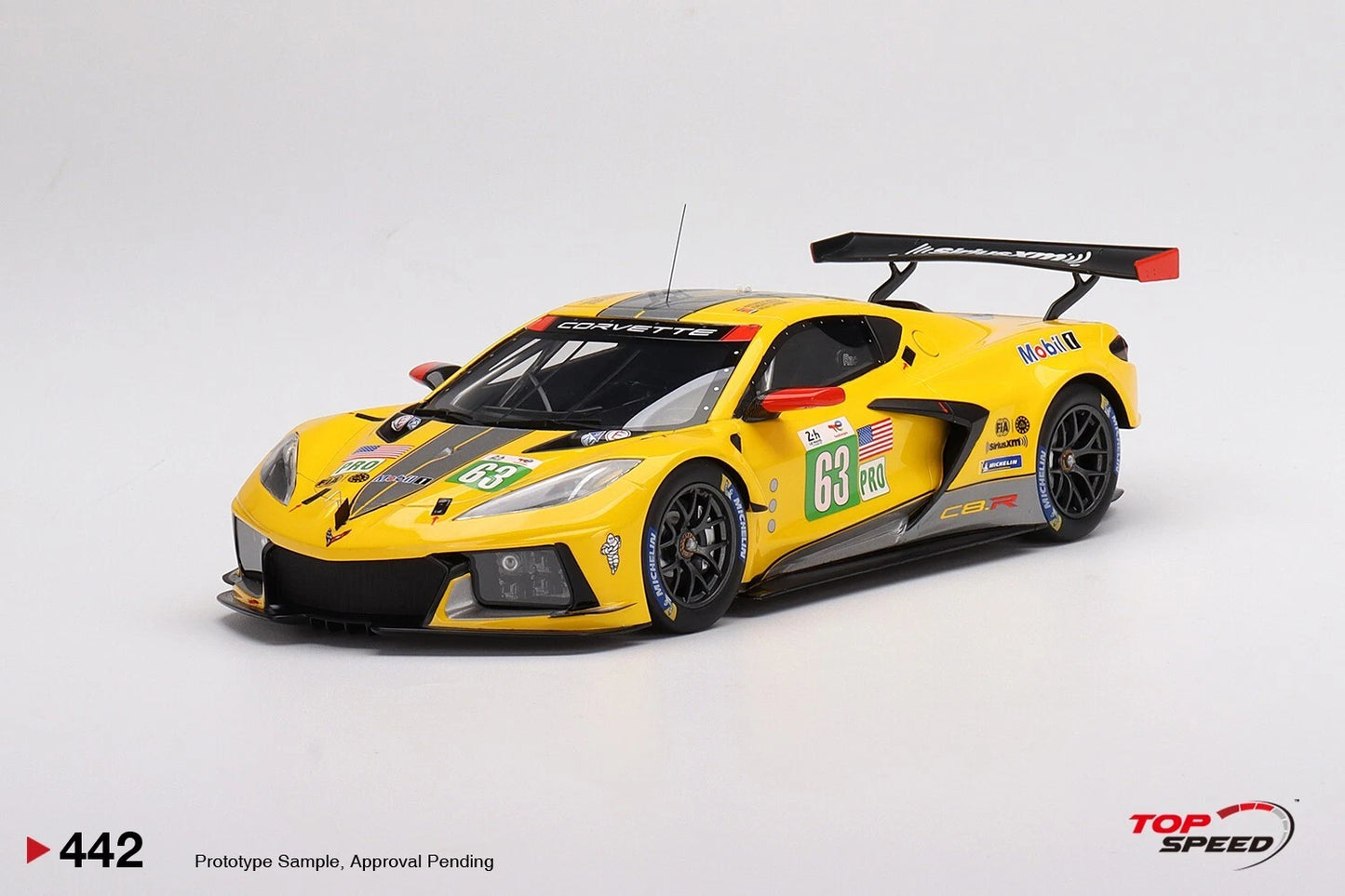 TOPSPEED CHEVROLET CORVETTE C8.R NO.63 CORVETTE RACING 2022 LE MANS 24 HRS