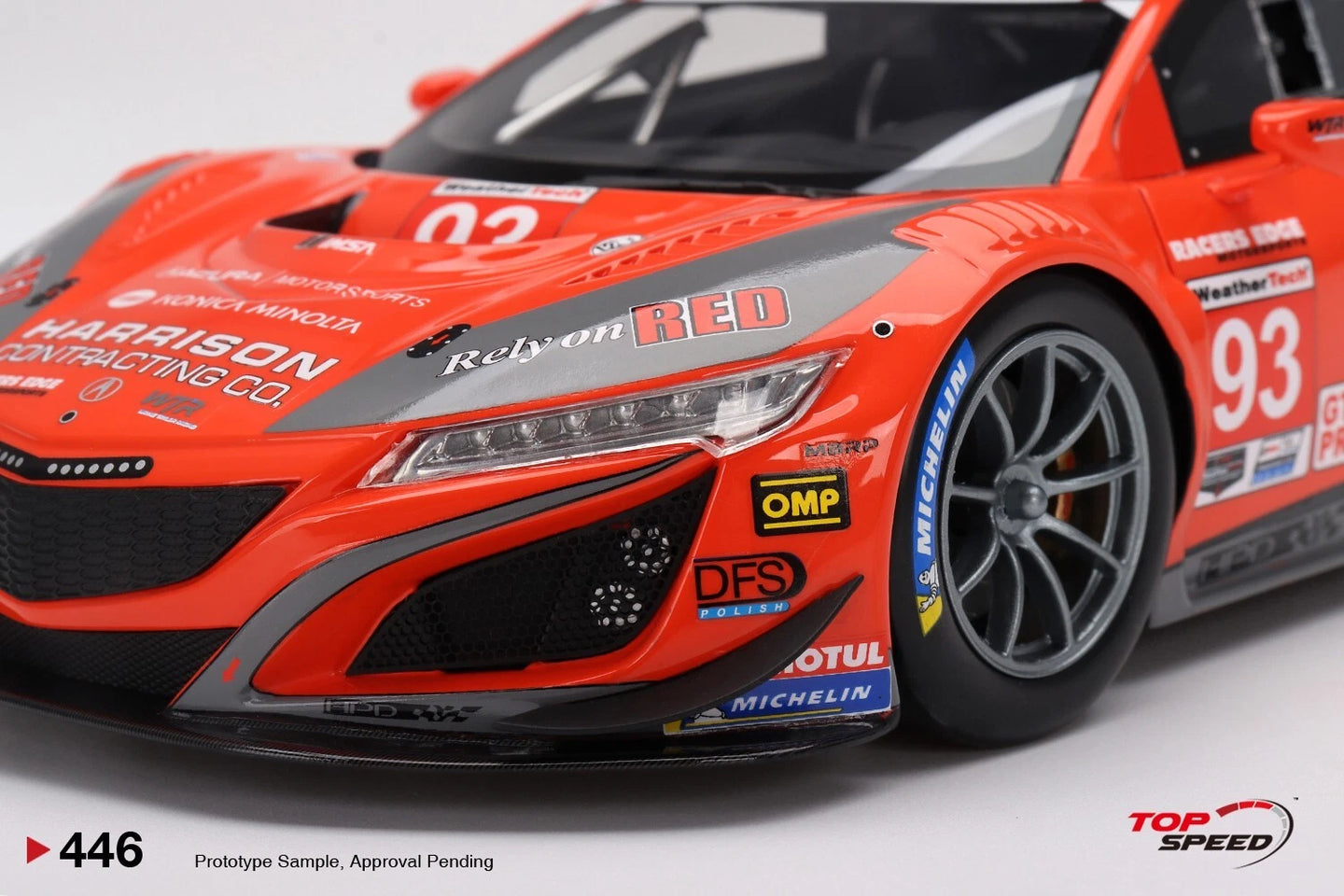 TOPSPEED ACURA NSX GT3 EVO22 NO93 WTR RACERS EDGE MOTORSPORTS 2022 IMSA SEBRING 12 HRS