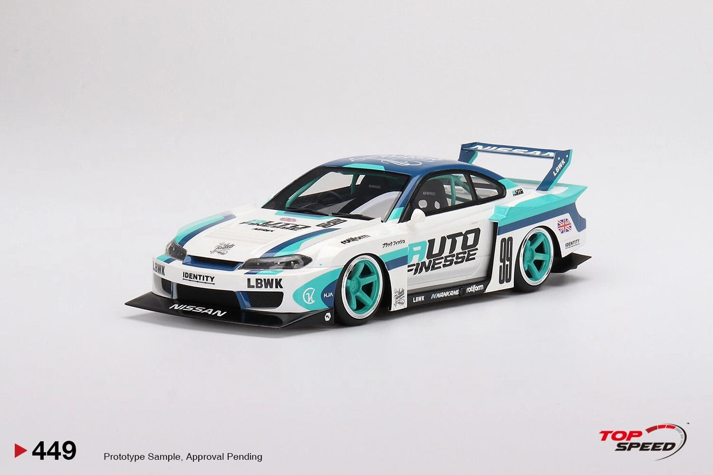 TOPSPEED LB-SUPER SILHOUETTE NISSAN S15 SILVIA AUTO FINESSE