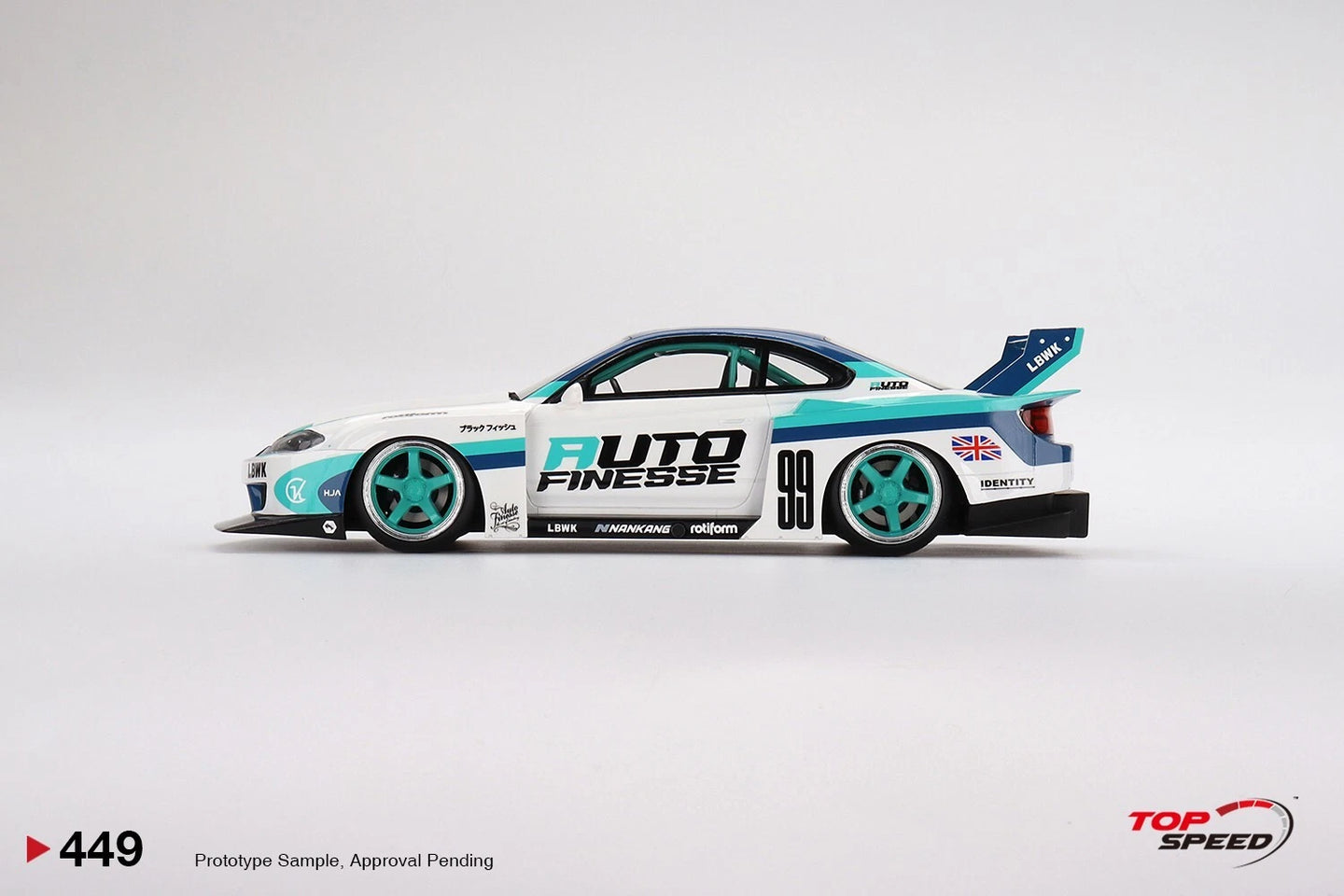 TOPSPEED LB-SUPER SILHOUETTE NISSAN S15 SILVIA AUTO FINESSE