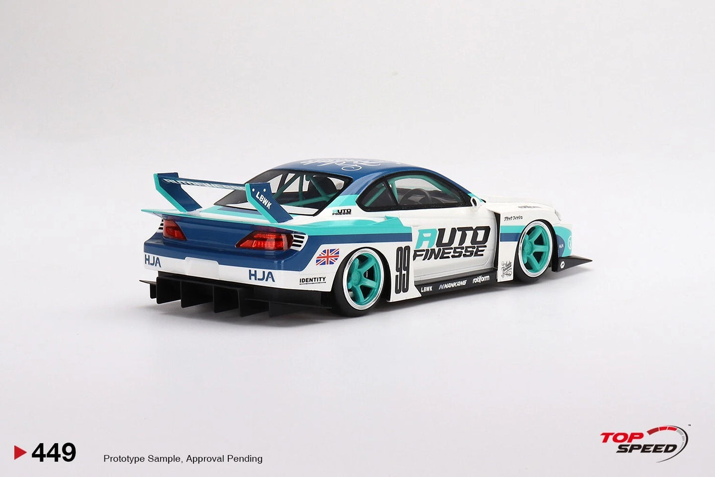 TOPSPEED LB-SUPER SILHOUETTE NISSAN S15 SILVIA AUTO FINESSE