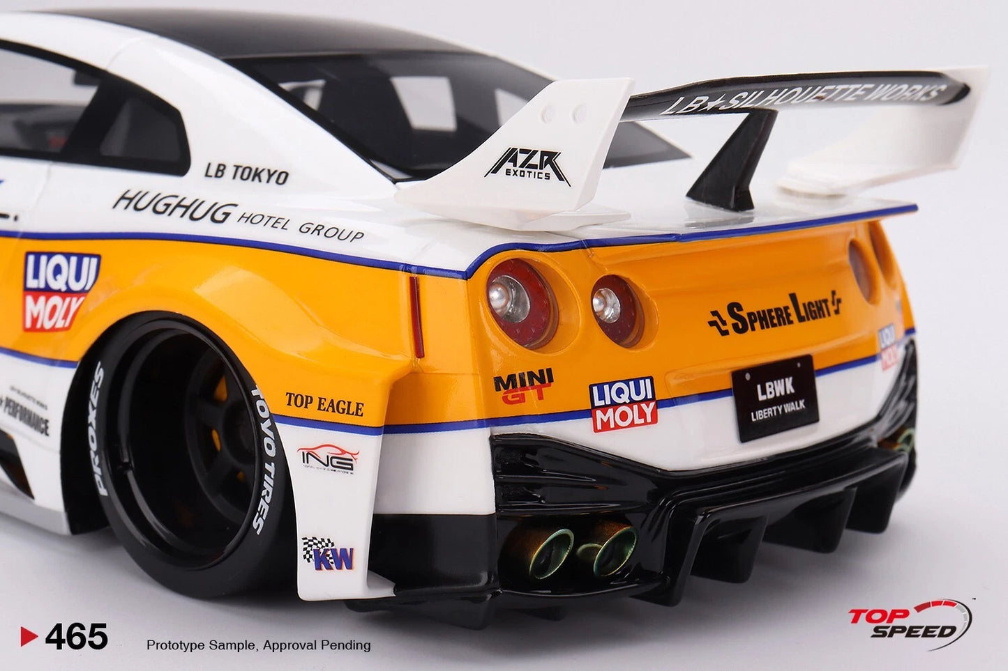 TOPSPEED NISSAN LB-SILHOUETTE WORKS GT 35GT-RR VER.1 LB RACING (RESIN)