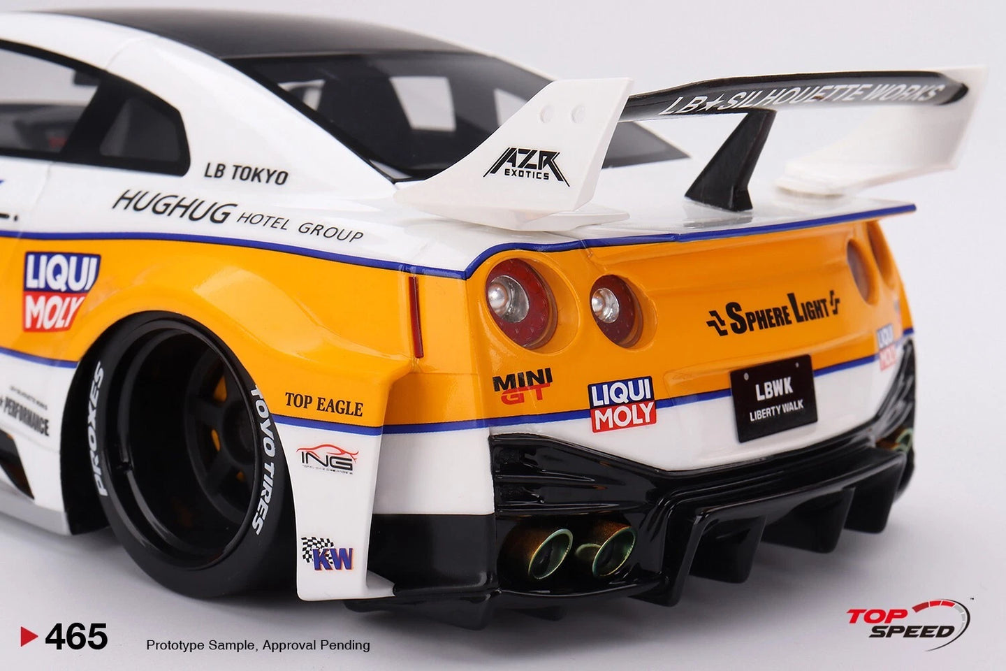 TOPSPEED NISSAN LB-SILHOUETTE WORKS GT 35GT-RR VER.1 LB RACING (RESIN)