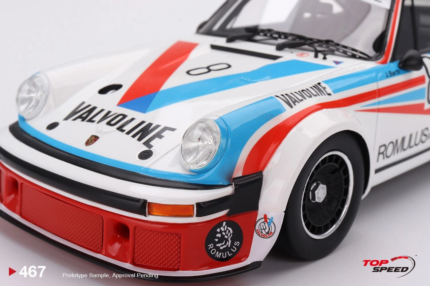 TOPSPEED PORSCHE 934/5 NO.8 MAX MORITZ TEAM 1977 NURBURGRING 1000 KILOMETRES (RESIN)