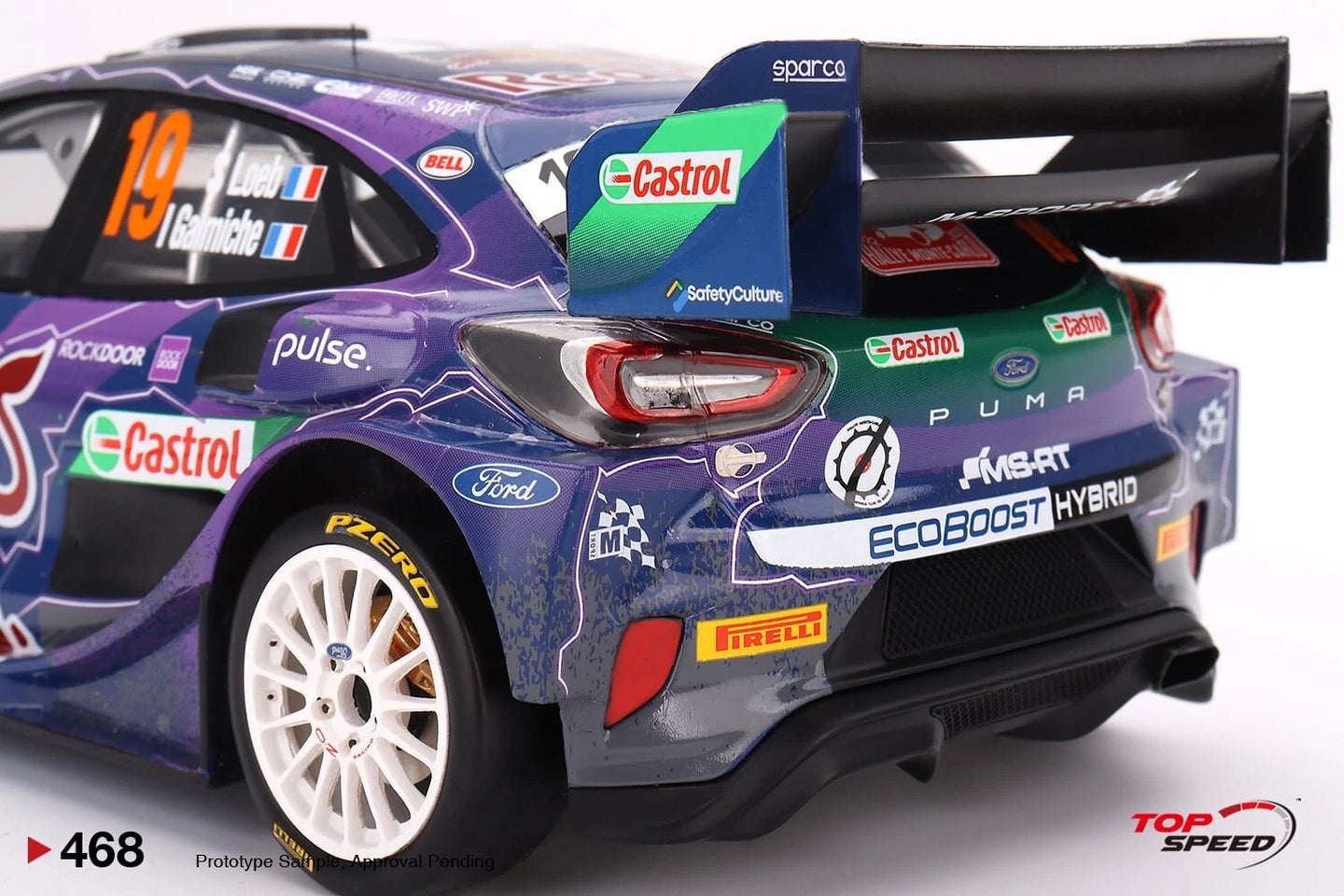 TOPSPEED FORD PUMA RALLY1 NO.19 M-SPORT FORD WRT 2022 RALLY MONTE CARLO WINNER