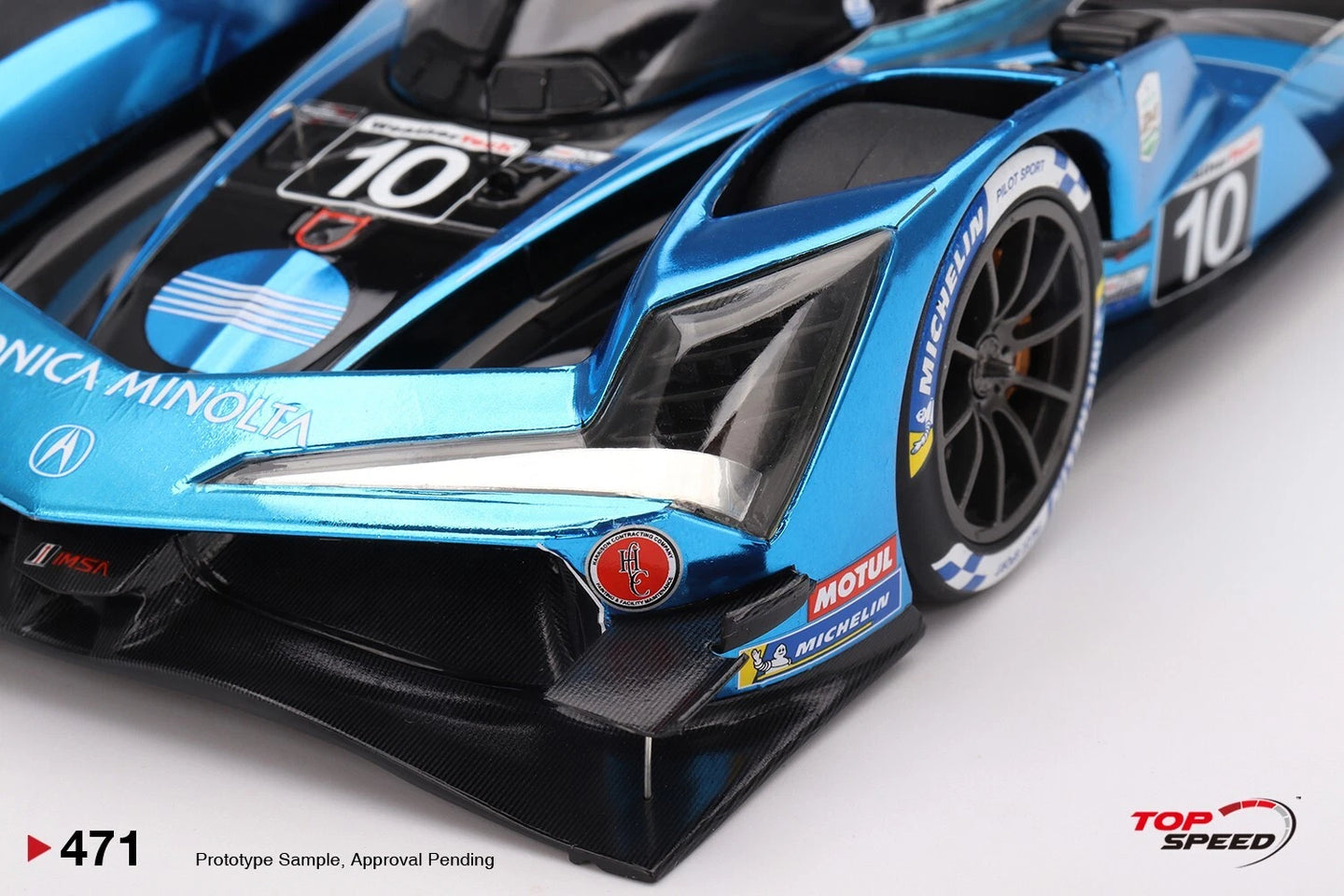 TOPSPEED ACURA ARX-06 GTP NO.10 KONICA MINOLTA ACURA 2023 IMSA DAYTONA 24 HRS 2ND PLACE