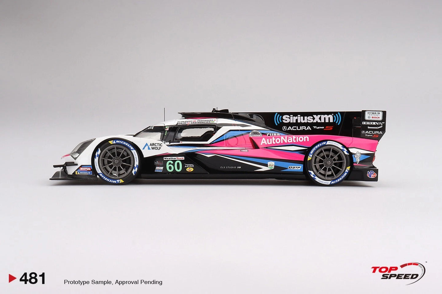 TOPSPEED ACURA ARX-06 GTP NO.60 MEYER SHANK RACING 2023 IMSA DAYTONA 24 HRS WINNER