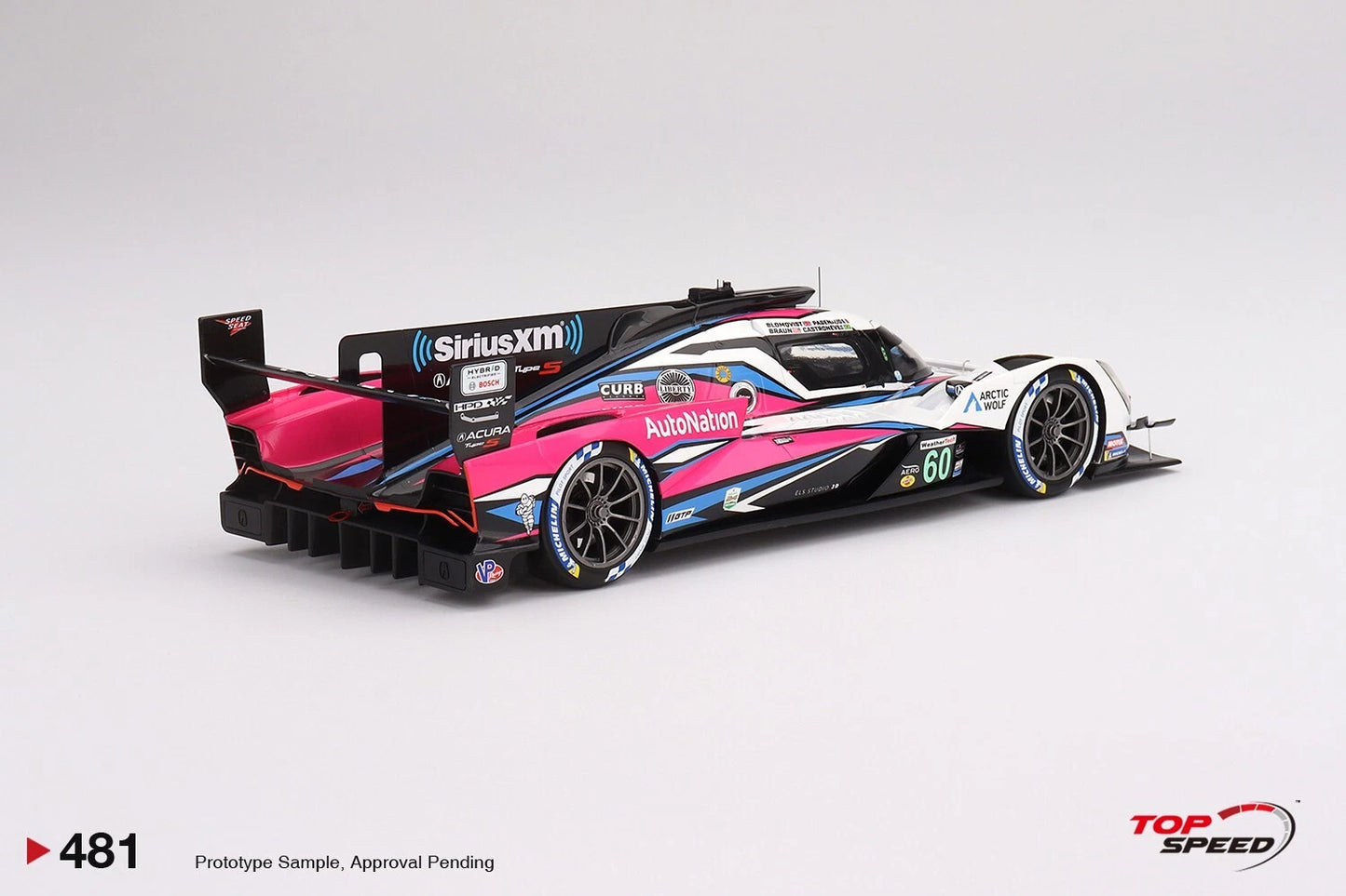 TOPSPEED ACURA ARX-06 GTP NO.60 MEYER SHANK RACING 2023 IMSA DAYTONA 24 HRS WINNER
