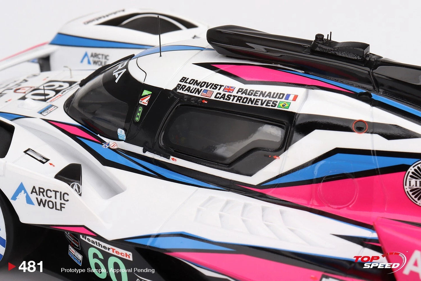 TOPSPEED ACURA ARX-06 GTP NO.60 MEYER SHANK RACING 2023 IMSA DAYTONA 24 HRS WINNER