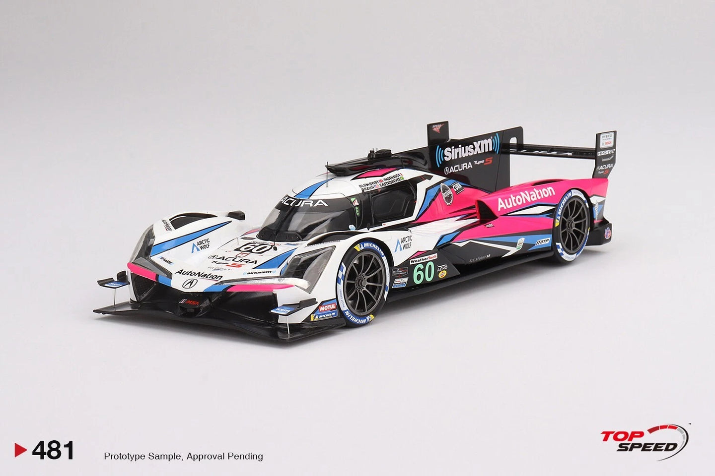 TOPSPEED ACURA ARX-06 GTP NO.60 MEYER SHANK RACING 2023 IMSA DAYTONA 24 HRS WINNER