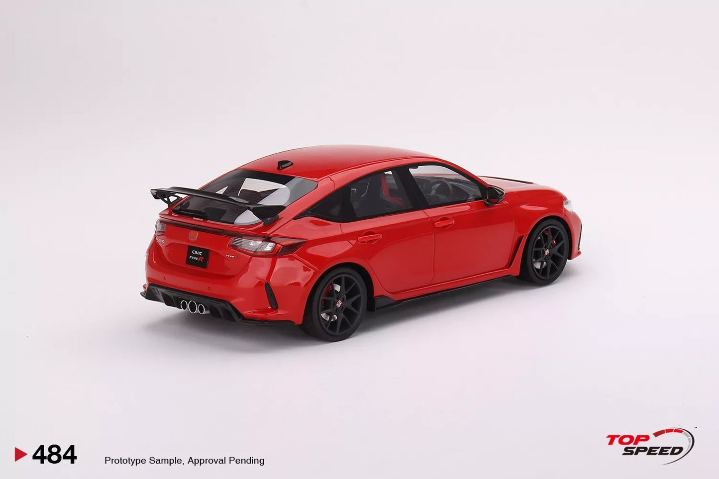 TOPSPEED HONDA CIVIC TYPE R RALLYE RED (RHD) 2023