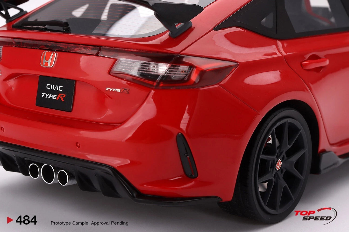 TOPSPEED HONDA CIVIC TYPE R RALLYE RED (RHD) 2023